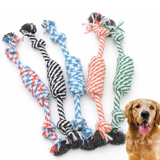 24cm Dog Toy Knot Cotton Rope Pet Puppy Chew Toys